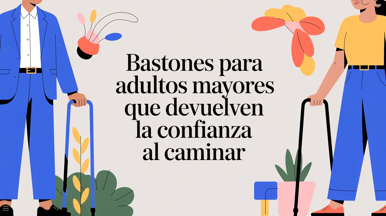 Bastones para adultos mayores: La guía para devolver la confianza al caminar